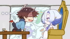 Megami “Isekai Tensei Nani ni Naritai Desu ka” Ore “Yuusha no Rokkotsu de” Episodio 3