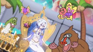 Megami “Isekai Tensei Nani ni Naritai Desu ka” Ore “Yuusha no Rokkotsu de” Episodio 11