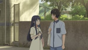 Toumei na Yoru ni Kakeru Kimi to, Me ni Mienai Koi wo Shita Episodio 2